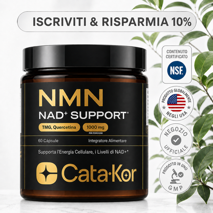 Cata-Kor NMN: Energia pulita, concentrazione e costanza